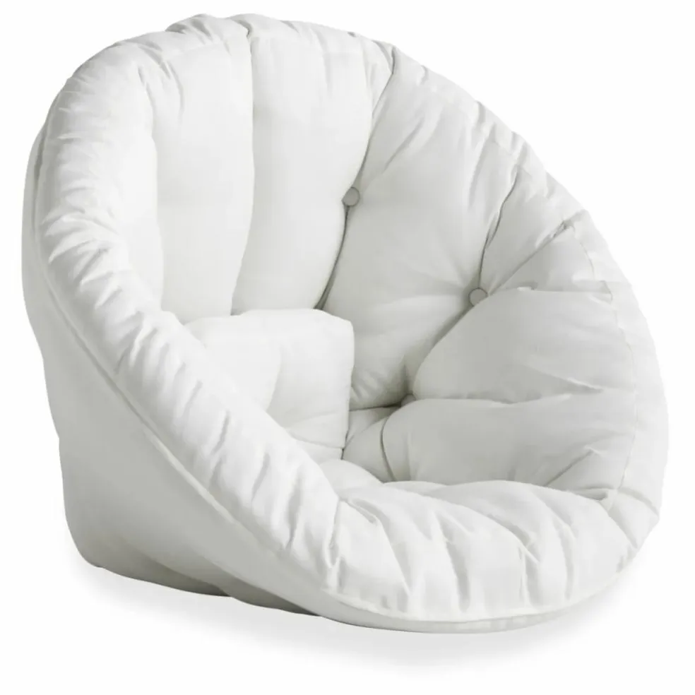 Fauteuil-pouf outdoor | Blanc