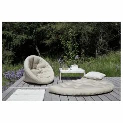 Fauteuil-pouf outdoor | Blanc
