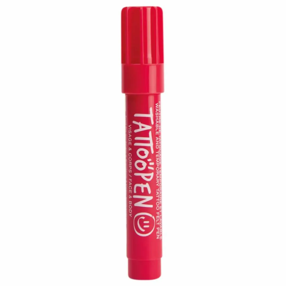 Feutre de tatouage temporaire Tattoopen | Rouge
