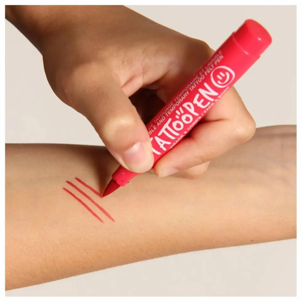 Feutre de tatouage temporaire Tattoopen | Rouge