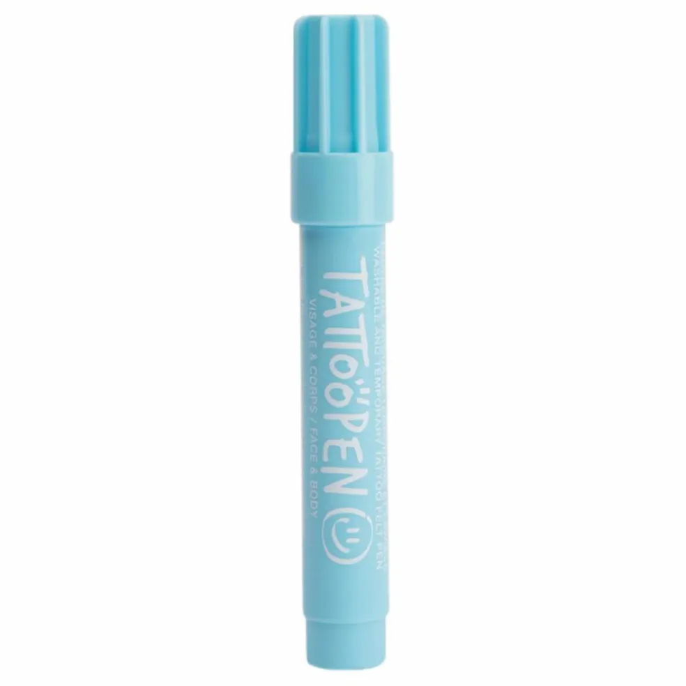 Feutre de tatouage temporaire Tattoopen | Bleu ciel