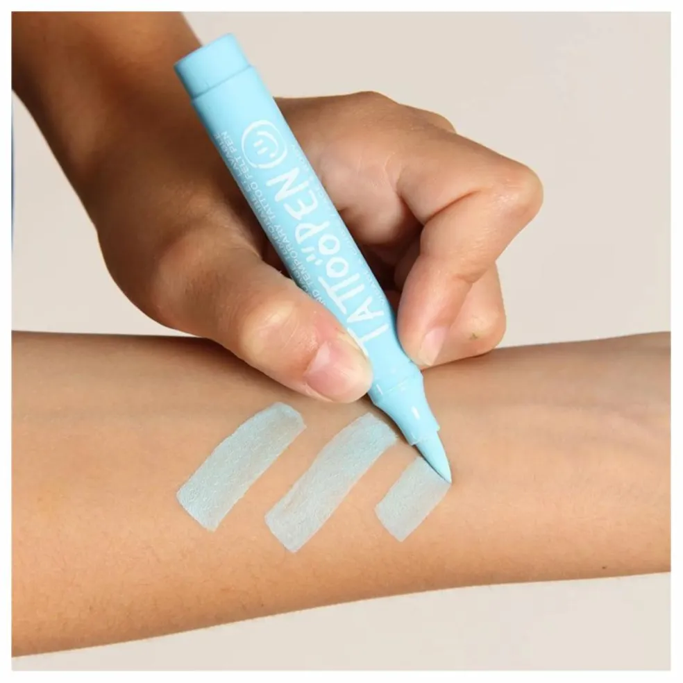 Feutre de tatouage temporaire Tattoopen | Bleu ciel