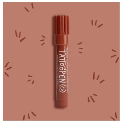 Feutre de tatouage temporaire Tattoopen | Marron