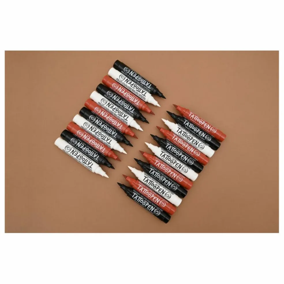 Feutre de tatouage temporaire Tattoopen | Marron