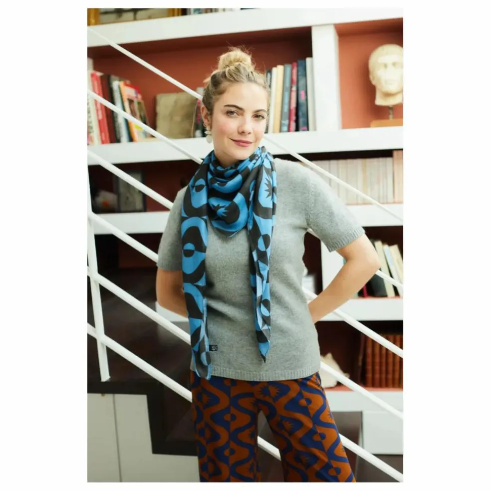 Foulard Alma Full Moon | Bleu