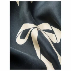 Foulard Bow Sia Soie | Noir