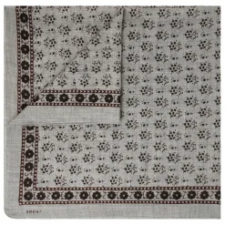 Foulard C Twill Laine | Gris clair