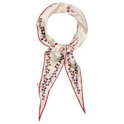 Foulard Carna Diamond Soie | Crème