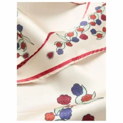 Foulard Carna Diamond Soie | Crème