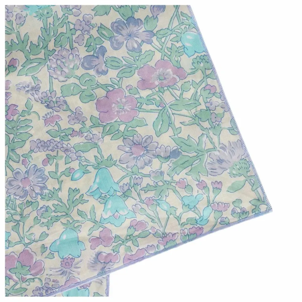Foulard Cayati Liberty Coton Bio | Vert d'eau