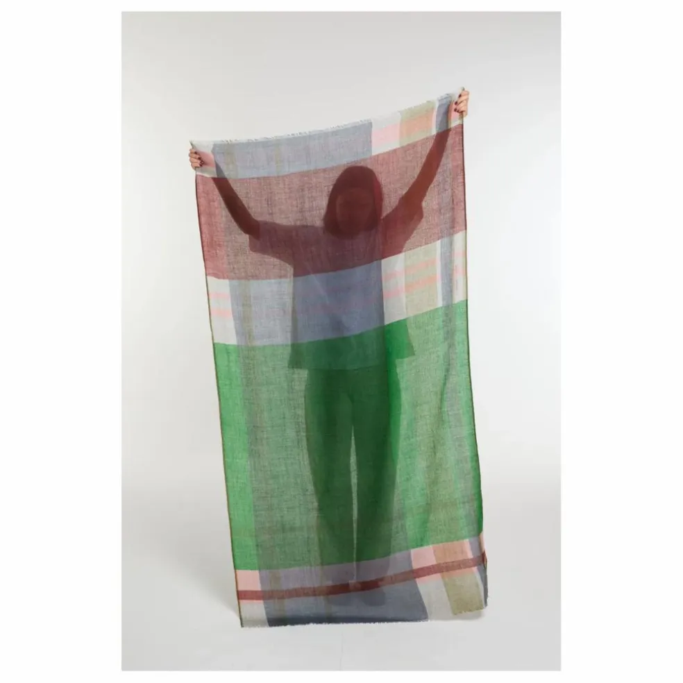 Foulard Divine Laine | Vert
