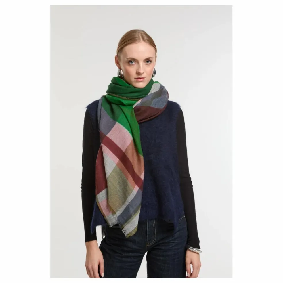 Foulard Divine Laine | Vert