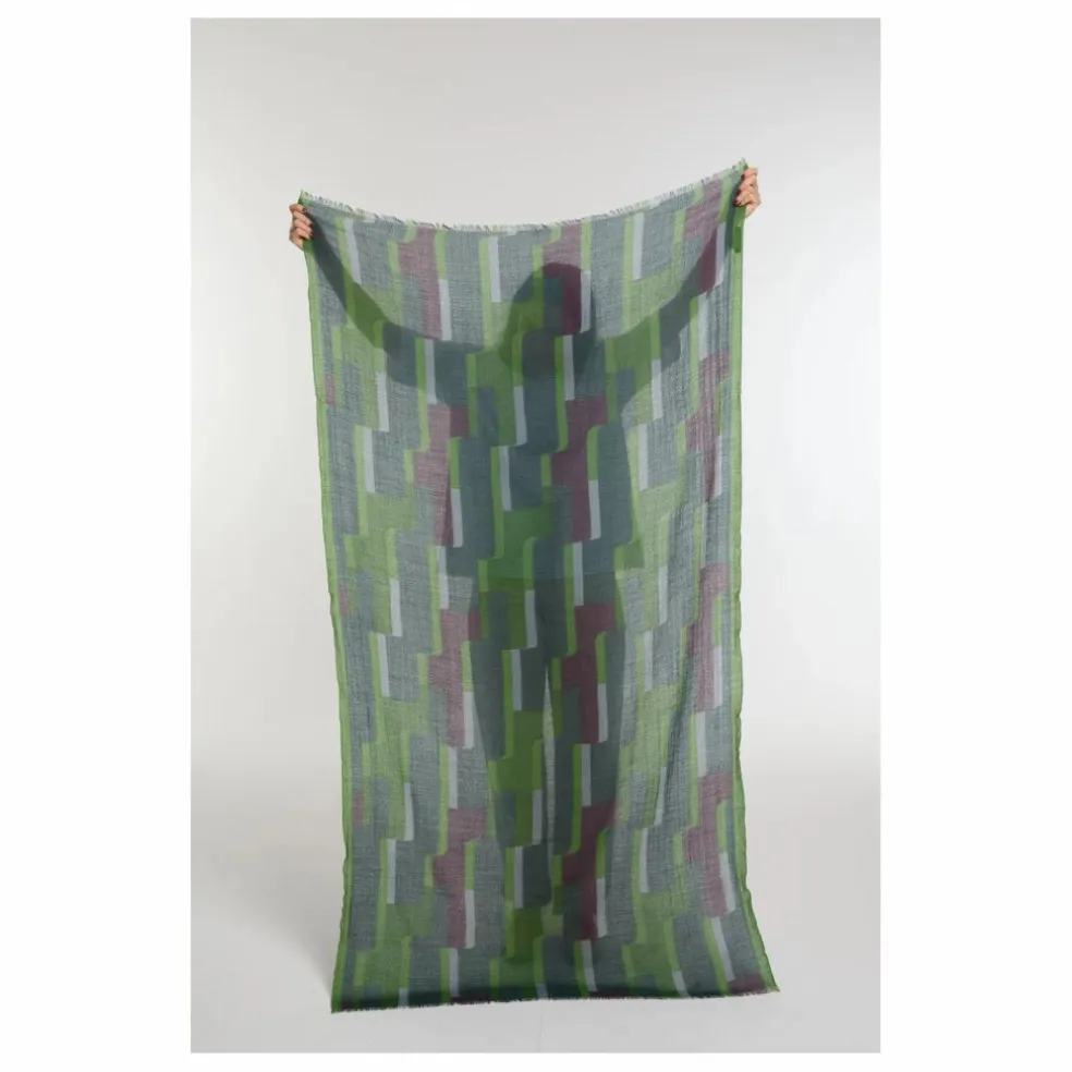Foulard Edom Laine | Vert
