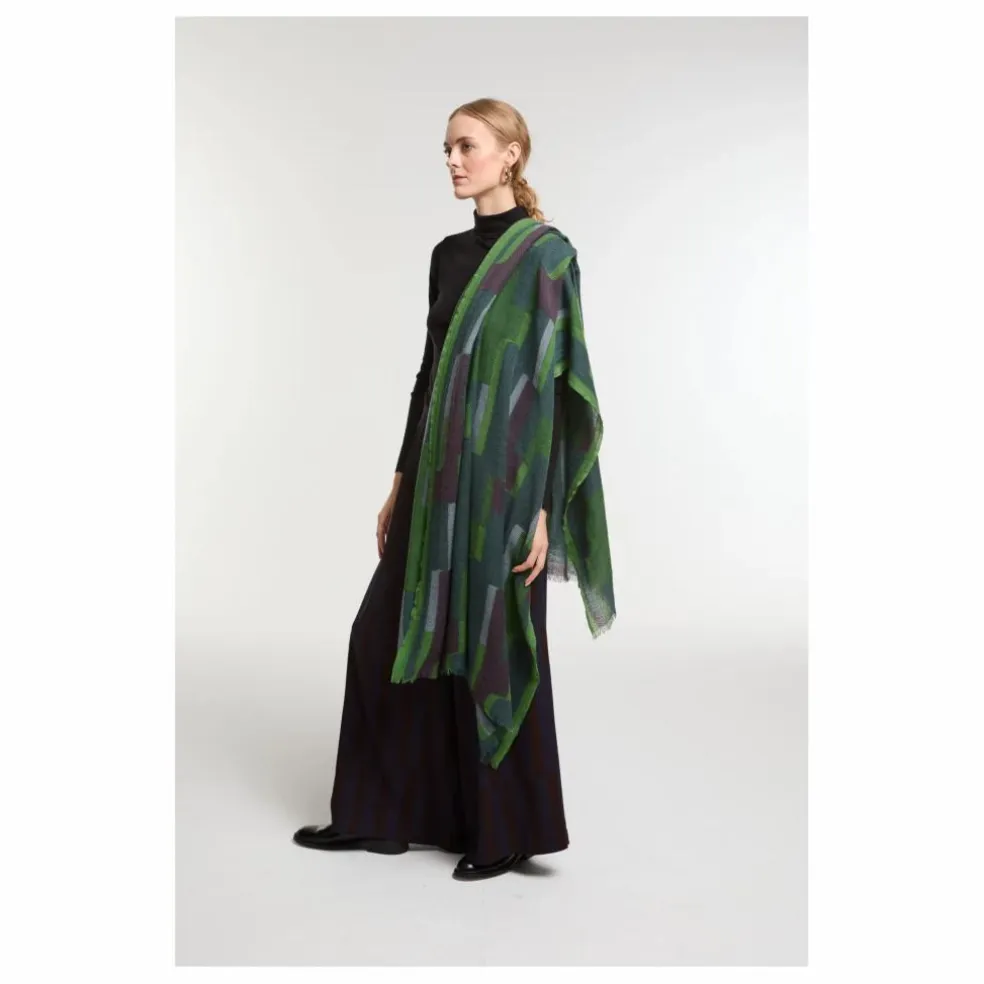 Foulard Edom Laine | Vert