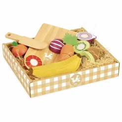 Fruits et légumes à découper en bois - Set de 7