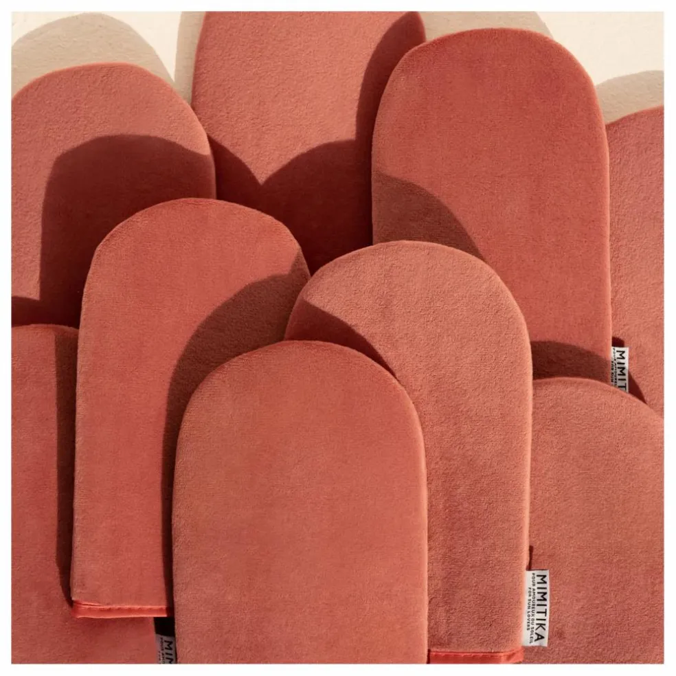 Gant applicateur d'autobronzant | Rose