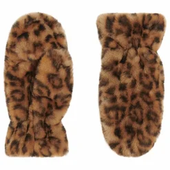 Gants Coco Léopard Fibres Recyclées | Camel