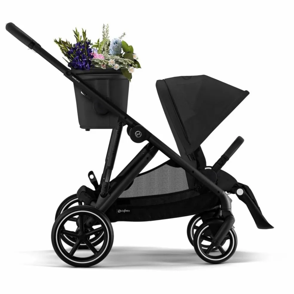 Gazelle S - Poussette évolutive tout terrain | Noir