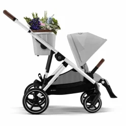 Gazelle S - Poussette évolutive tout terrain | Gris