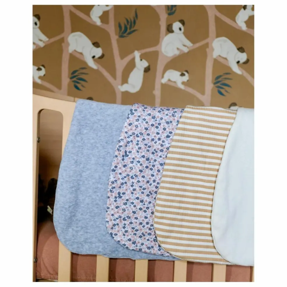Gigoteuse d'emmaillotage en coton bio | Gris chiné