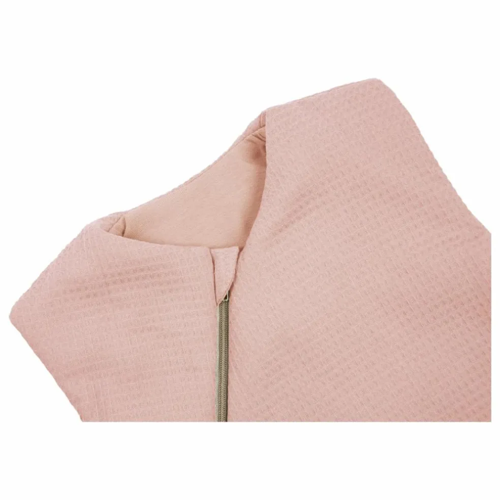 Gigoteuse mi-saison Cocoon nid d'abeille | Rose pâle