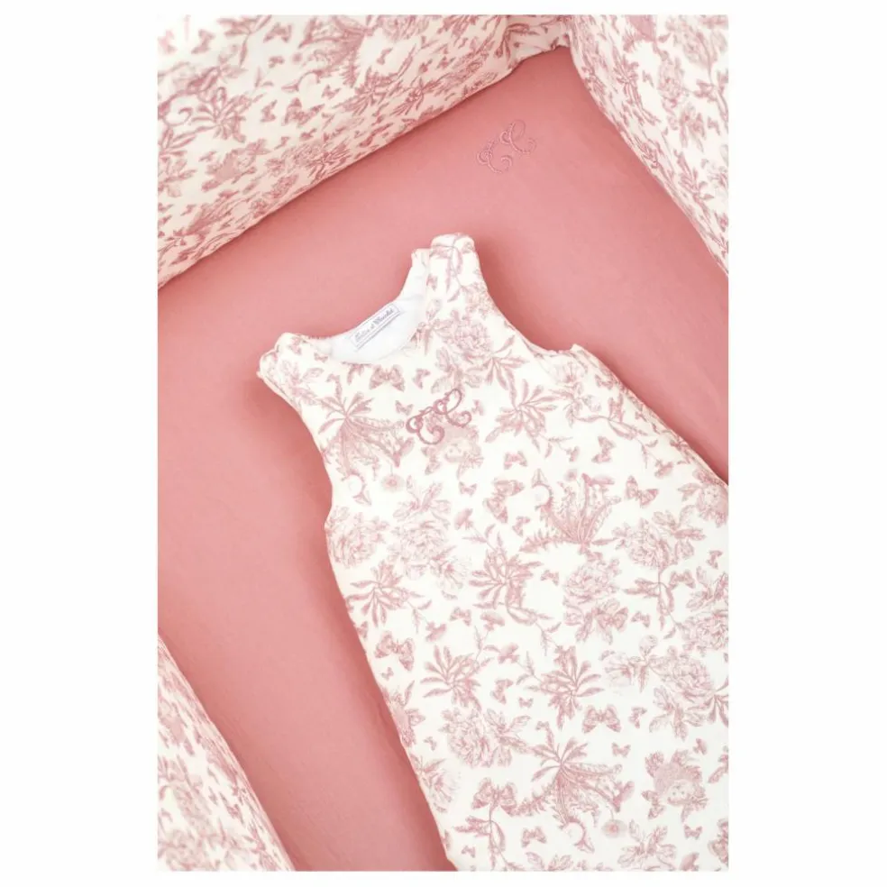 Gigoteuse Toile de Jouy | Rose pêche