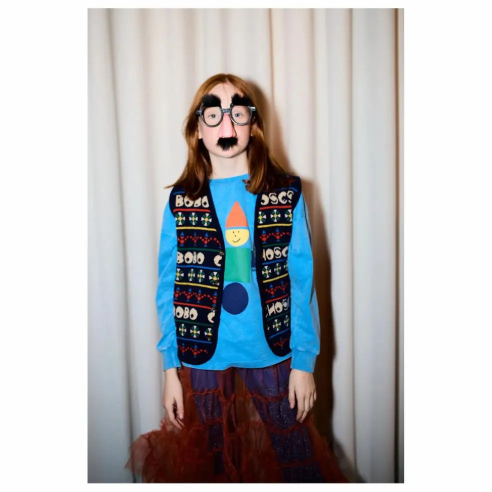 Gilet Bobo Laine et Cachemire | Bleu marine