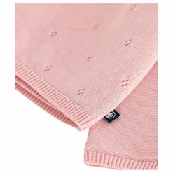 Gilet Cache-Cœur Pointelle Laine | Rose