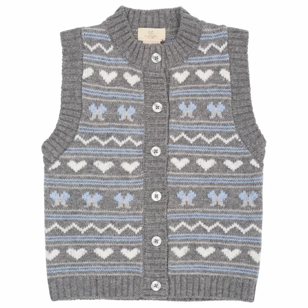 Gilet Cachemire | Gris