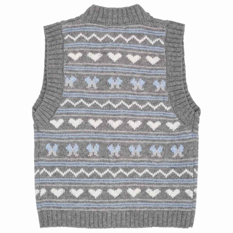 Gilet Cachemire | Gris