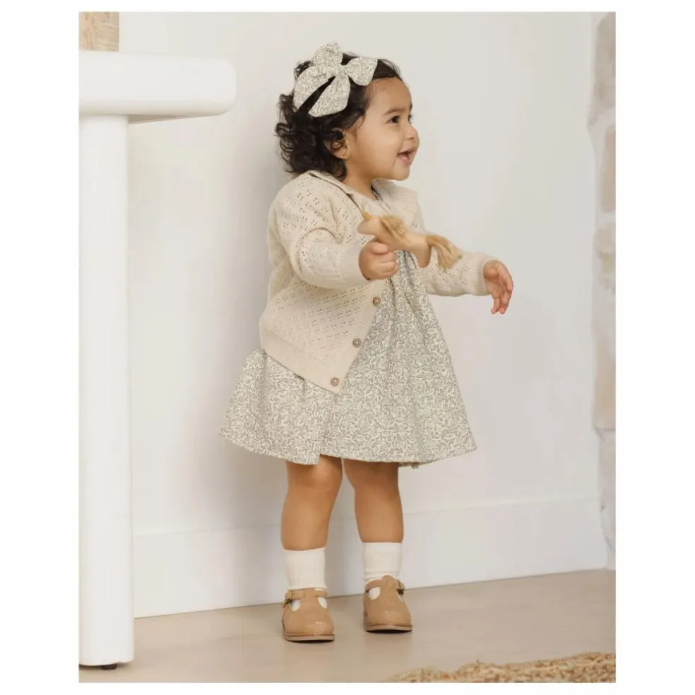 Gilet Col Volants | Ecru
