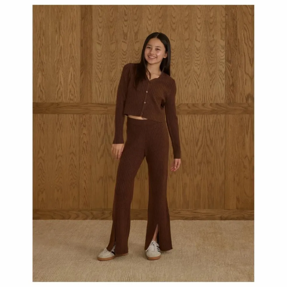 Gilet Côtelé Maille | Marron
