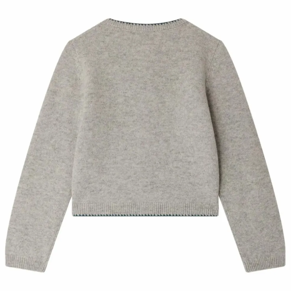 Gilet Jamina Laine | Gris chiné