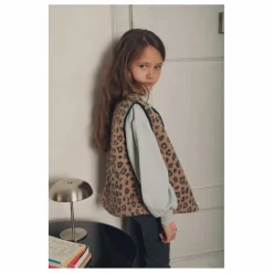 Gilet Joe Léopard | Beige