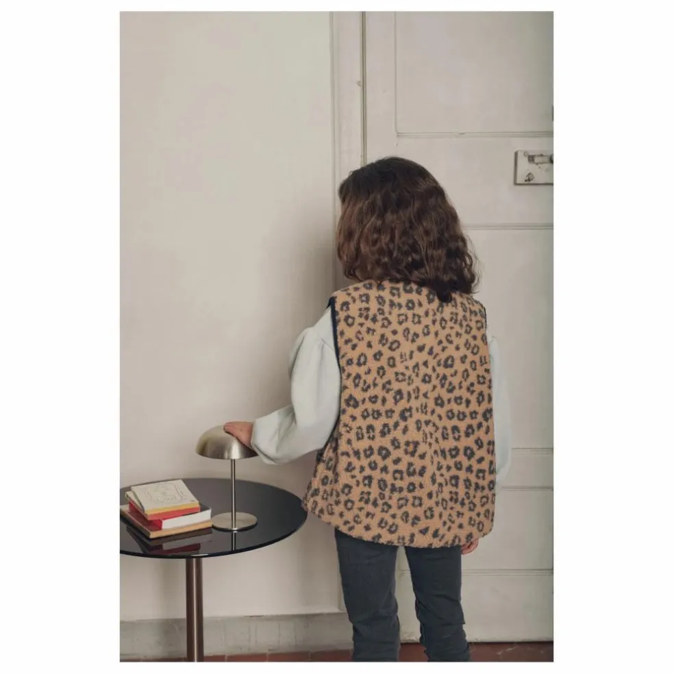 Gilet Joe Léopard | Beige