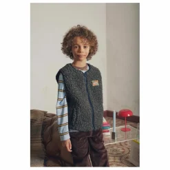 Gilet Joe Sherpa | Gris