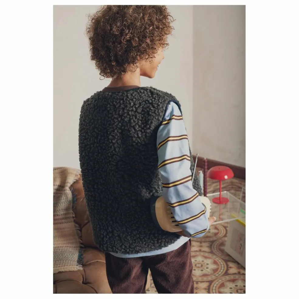 Gilet Joe Sherpa | Gris
