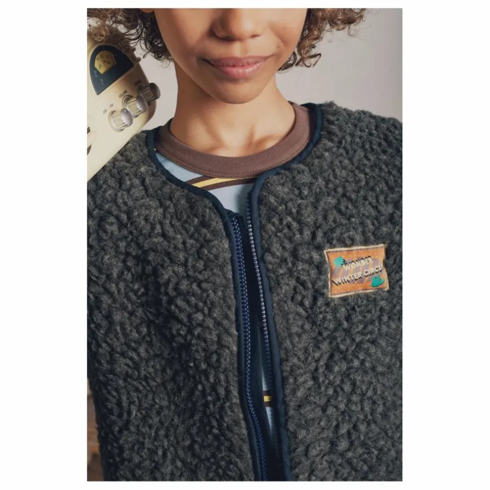 Gilet Joe Sherpa | Gris
