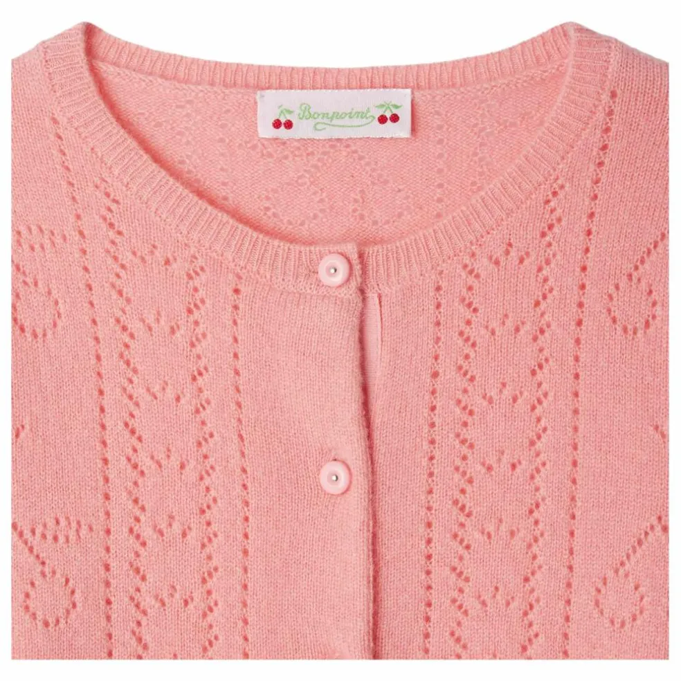 Gilet Josiane Cachemire | Rose