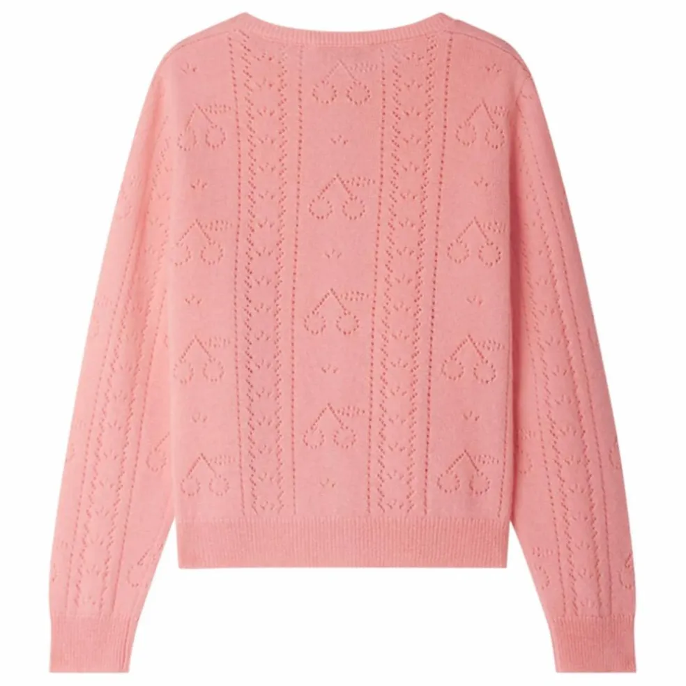 Gilet Josiane Cachemire | Rose