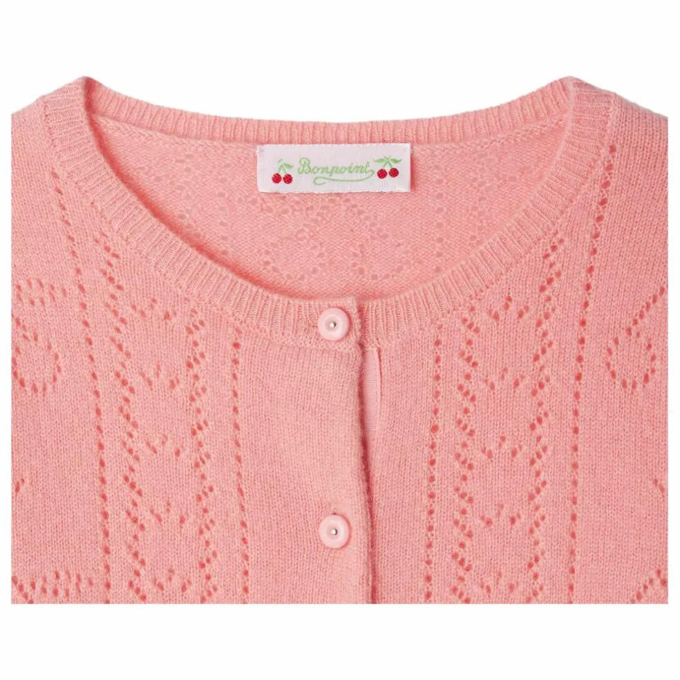 Gilet Josiane Cachemire | Rose