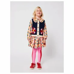 Gilet Kaleidoscope Coton Bio | Bleu marine