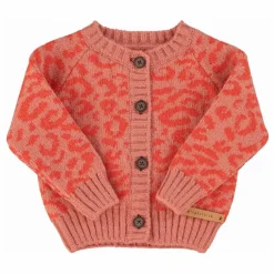 Gilet Léopard Laine | Rose