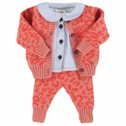 Gilet Léopard Laine | Rose