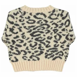 Gilet Léopard Laine | Rose pâle