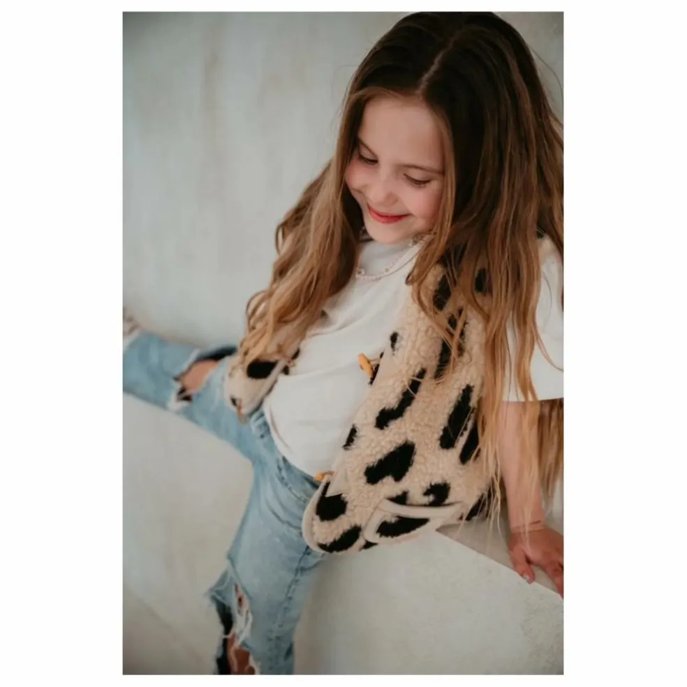 Gilet Sans Manches Alpen Guépard Bébé | Beige