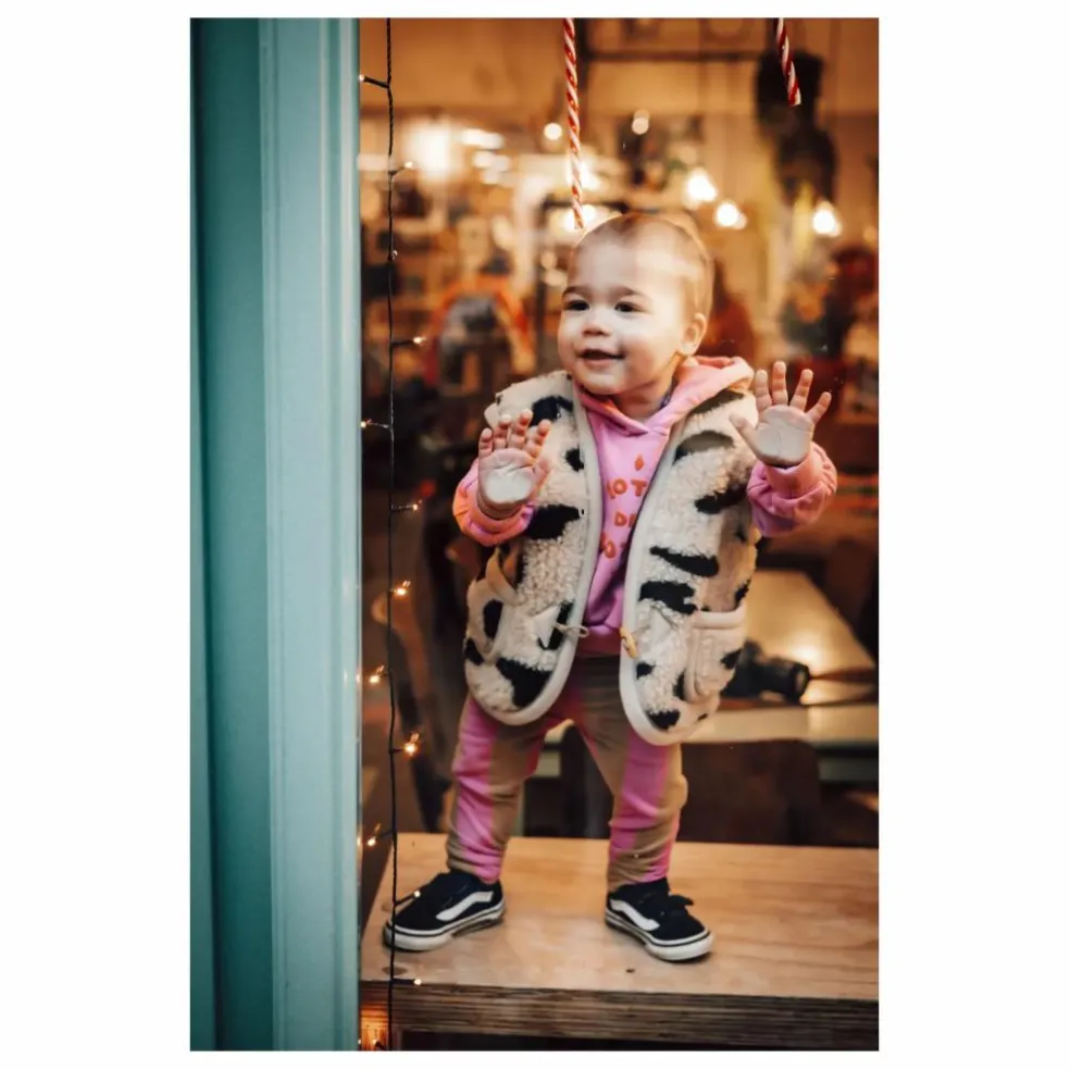 Gilet Sans Manches Alpen Guépard Bébé | Beige
