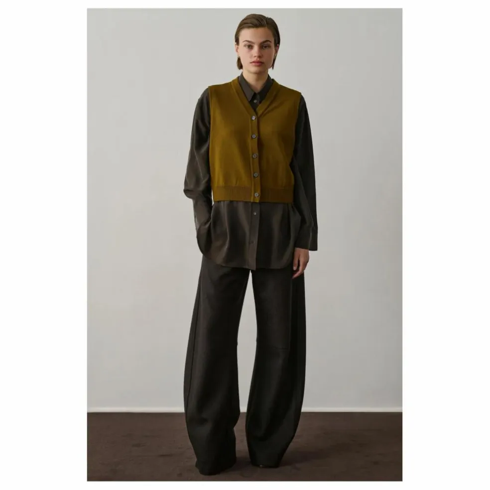 Gilet Sans Manches Chiara Laine Mérinos | Bronze