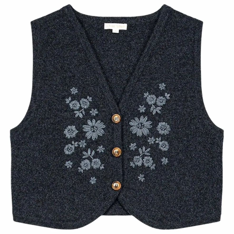 Gilet Sans Manches Ibinka Laine - Collection Femme | Charbon