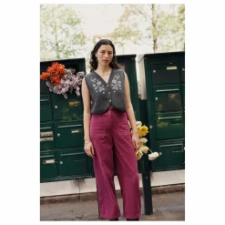 Gilet Sans Manches Ibinka Laine - Collection Femme | Charbon
